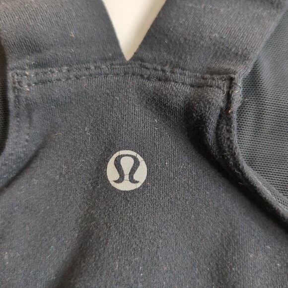 Lululemon Women's Black Tank Top VNeck Mesh, Small - Picture 3 of 8